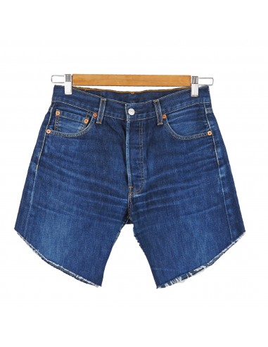 LEVI\'S 501 PANTALONCINI JEANS VINTAGE SHORTS LEVI\'S DARK DENIM W30L34