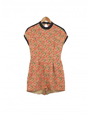 TUTINA TOP SHOP CON FIORI ROSA 38