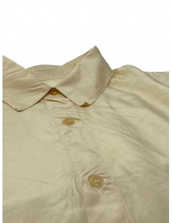 Camicia vintage seta gialla...