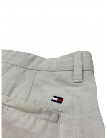 Tommy Hilfiger pantaloni cotone grigio chiario tg 33 34 straight fit 2
