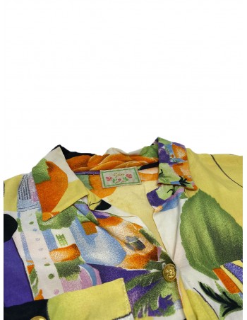 Coordinato camicia e pantaloncino multicolor tg 46 2