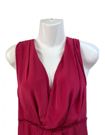 Vestito Liu Jo vintage giro manica magenta tg L 2