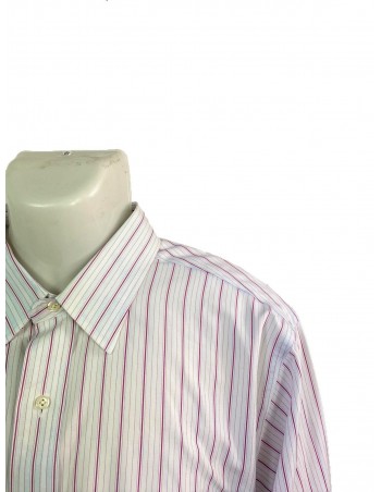 BROOK BROTHER CAMICIA VINTAGE BIANCA A RIGHE 2