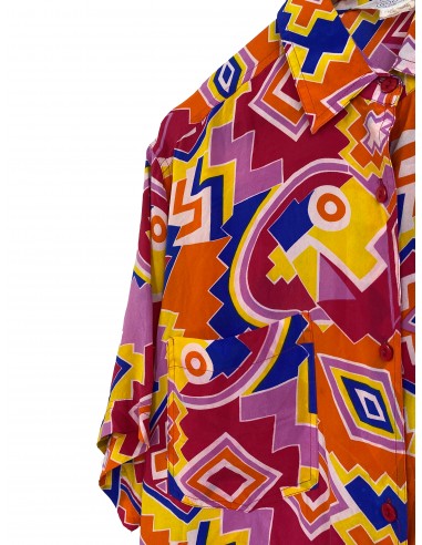 Camicia vintage anni 70 con fantasia...