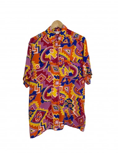 Camicia vintage anni 70 con fantasia...